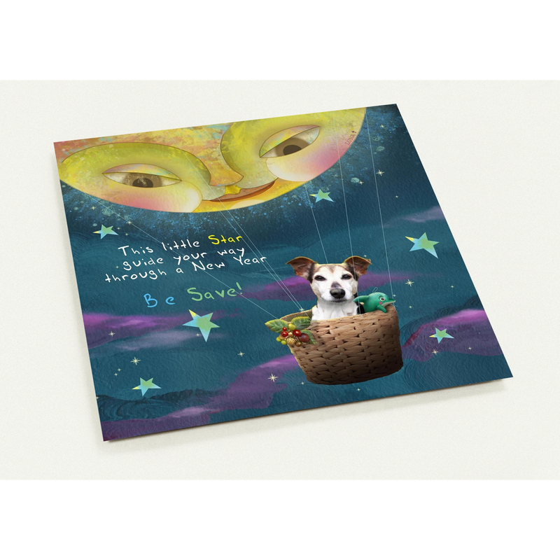 Kaart Luna in luchtballon