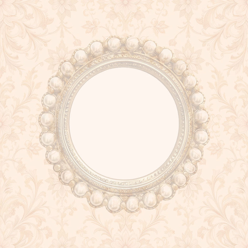 Parel ornament in cirkel