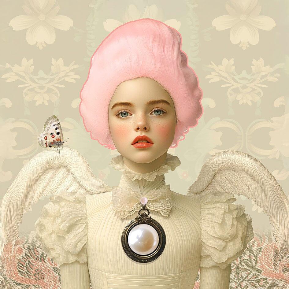 Art Print: Ivory - Belinda Jordens