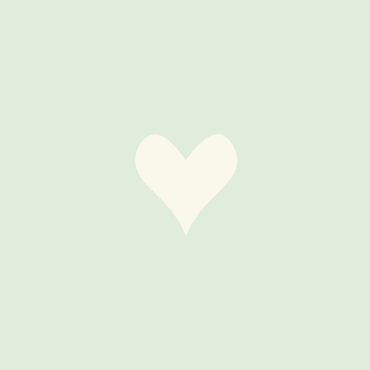 Groen vlak met wit hart