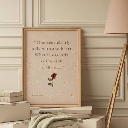 Lijst met quote print romantisch