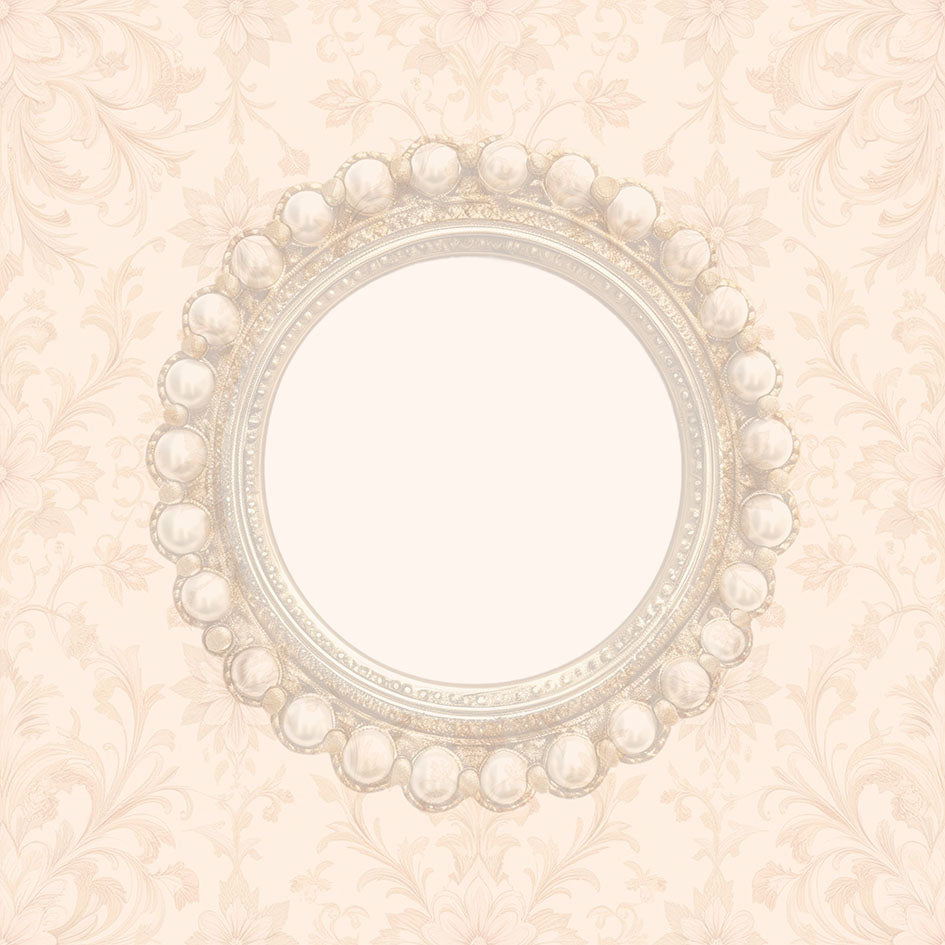 Parel ornament in cirkel