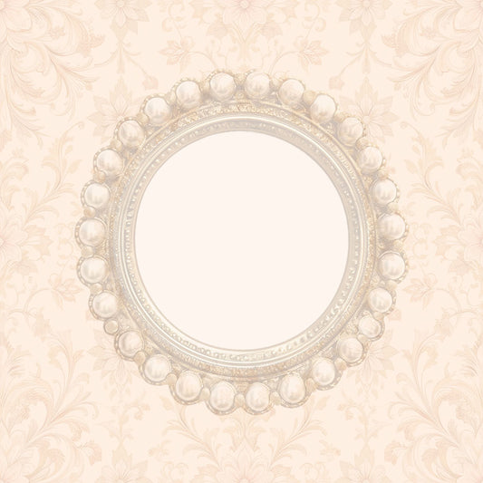 Parel ornament in cirkel